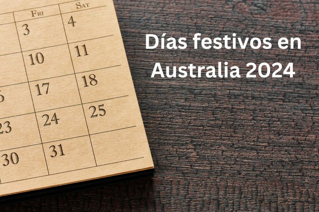 Días festivos en Australia 2024