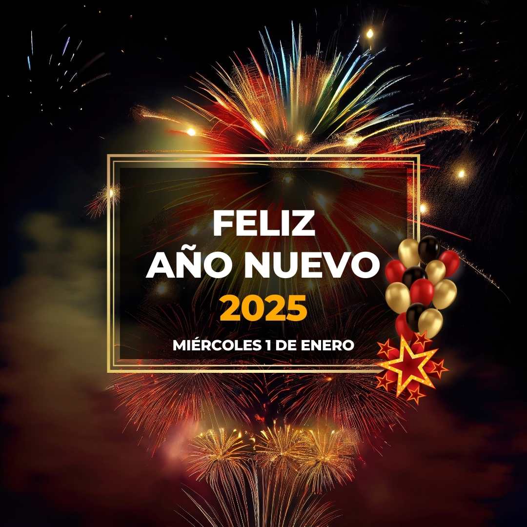 Feliz Año Nuevo 2025 Fecha, ¿En qué fecha cae el día de Año Nuevo en 2025?